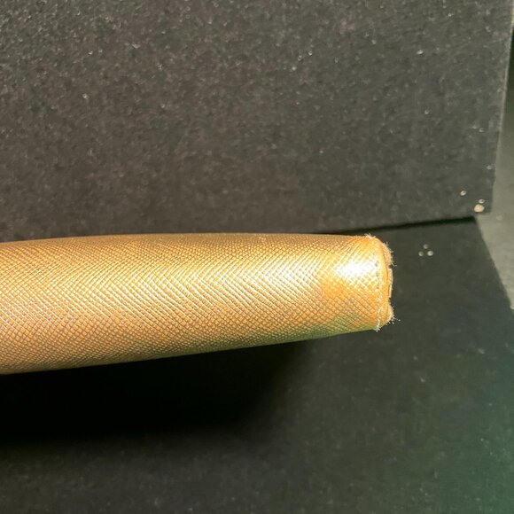 LOW START Rare Gold Prada Wallet - Picture 9 of 9